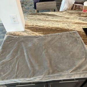 Woolrich Gray king size Pillow case needs wash but GUC